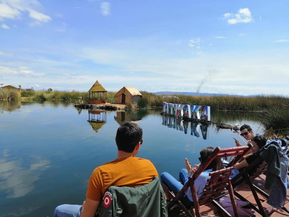 Uros Aruma Uro On Uros Floating Islands Puno Dış mekan fotoğraf