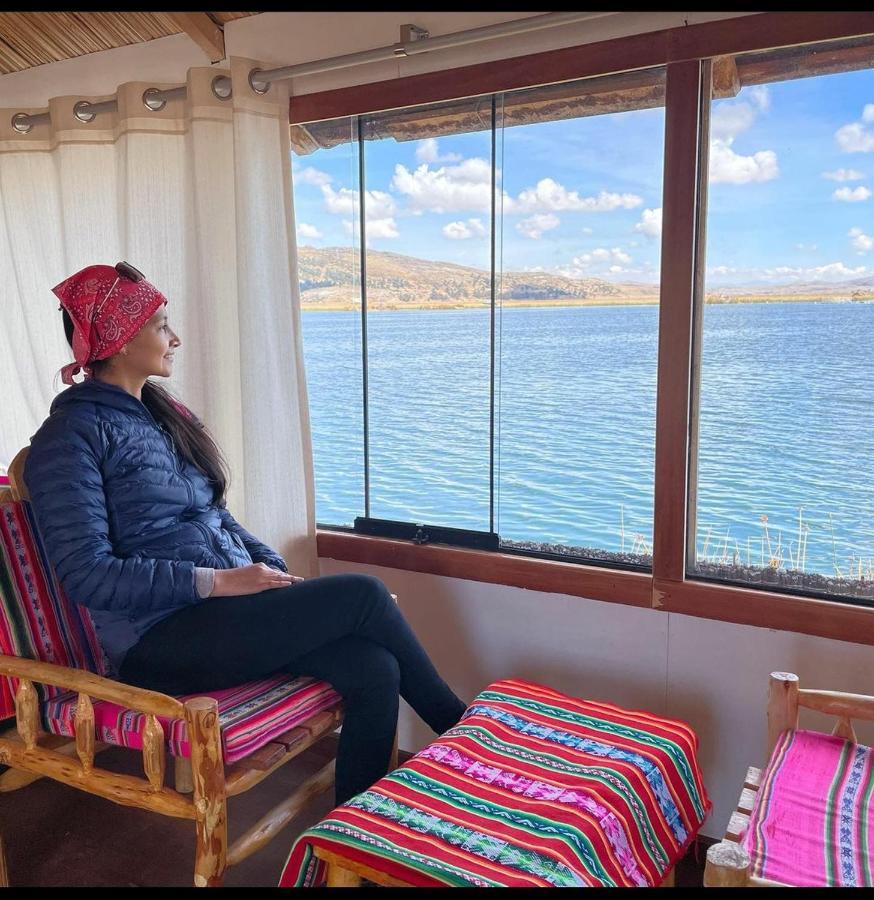 Uros Aruma Uro On Uros Floating Islands Puno Dış mekan fotoğraf