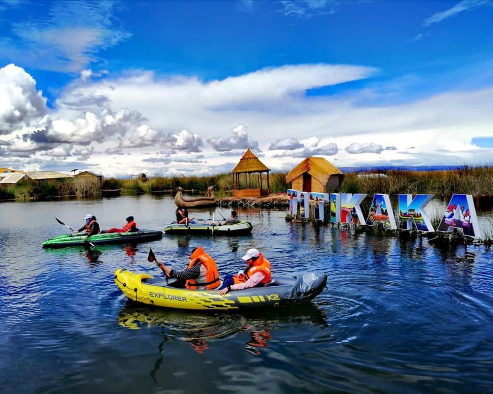 Uros Aruma Uro On Uros Floating Islands Puno Dış mekan fotoğraf