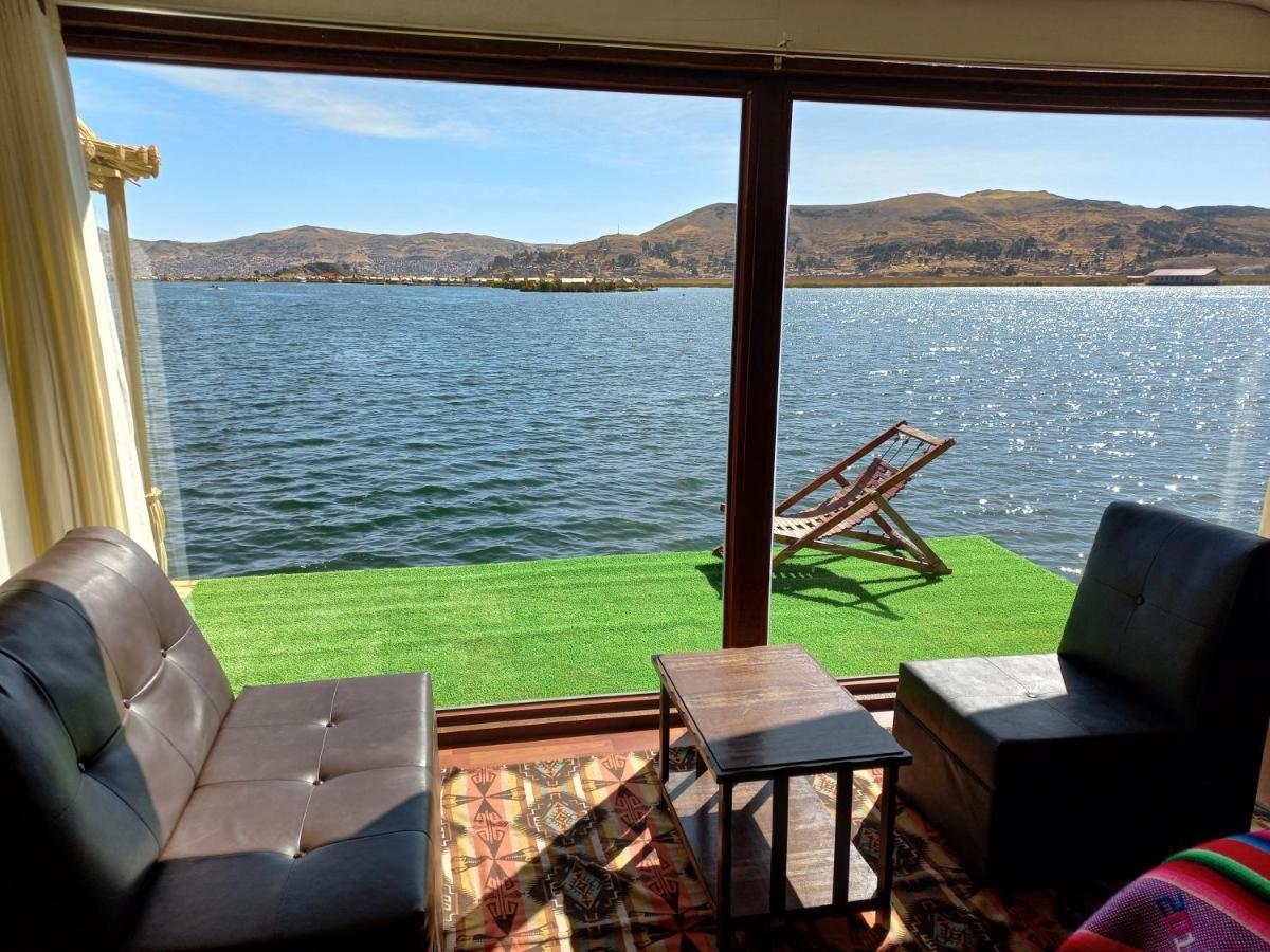 Uros Aruma Uro On Uros Floating Islands Puno Dış mekan fotoğraf