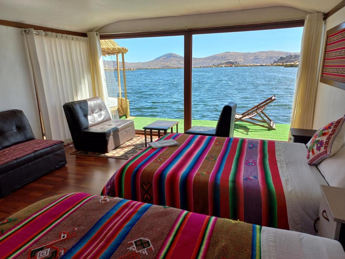 Uros Aruma Uro On Uros Floating Islands Puno Dış mekan fotoğraf