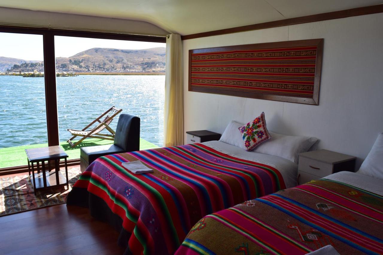 Uros Aruma Uro On Uros Floating Islands Puno Dış mekan fotoğraf